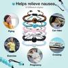 6 Anti Nausea Wristband Motion Sickness Bracelet Adjustable with Travel Bag Sea Bands for Pregnancy Acupressure Seasickness Wristband Adult and Kids Size Double Rope Extra Tight view 4