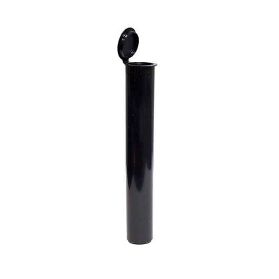 Black King Size Pop Top Opaque Plastic Pre-roll Tubes | 116mm | Child Resistant | 100pc