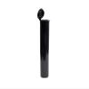 Black King Size Pop Top Opaque Plastic Pre-roll Tubes | 116mm | Child Resistant | 100pc view 1