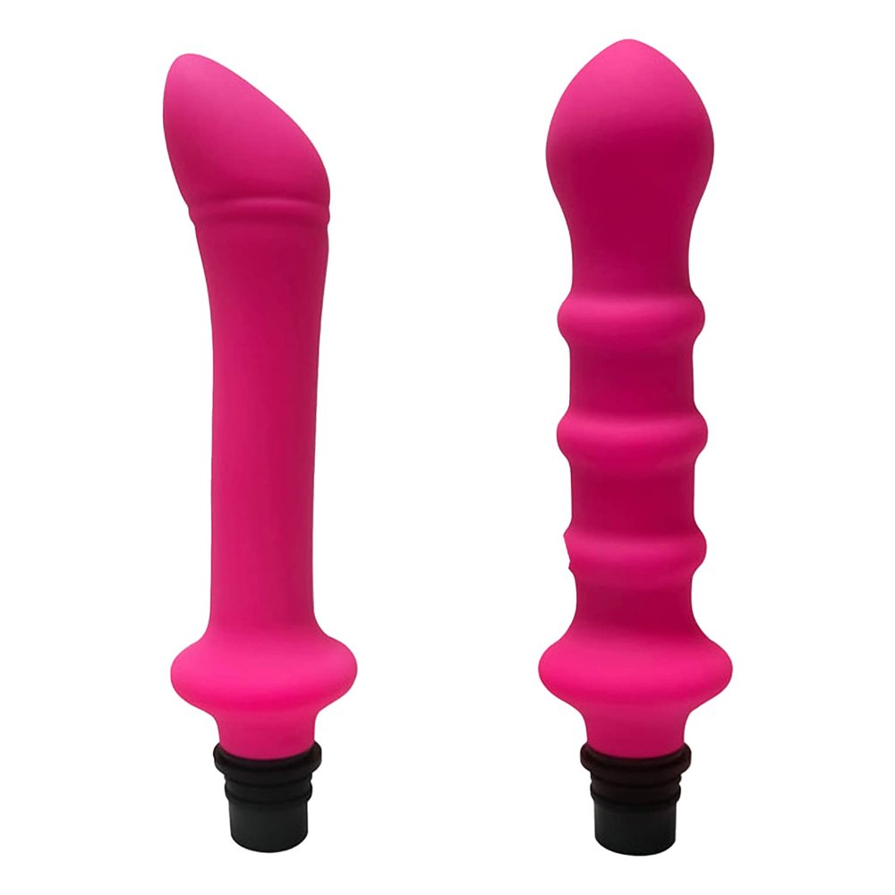 FREDORCH Massage Gun Attachment Head Silicone Massager sitcks Toys Pleasure Tools for Womens (13mm Interface Massage Head Red AB)