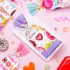 Jetec 100 Pcs Donut Candy Bags Grow up Party Supplies Donut Cellophane Gift Treat Goodie Bags with Ties Two Sweet Theme Birthday Party Decorations view 4