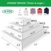 16 White Gift Wrap Boxes with Lids for wrapping Large Clothes and 80 Count Foil Christmas Tag Stickers (Assorted size for wrapping Robes, Sweater, Coat, Shirts and Clothes xmas Holiday Present) view 3