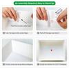 16 White Gift Wrap Boxes with Lids for wrapping Large Clothes and 80 Count Foil Christmas Tag Stickers (Assorted size for wrapping Robes, Sweater, Coat, Shirts and Clothes xmas Holiday Present) view 4
