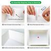 16 White Gift Wrap Boxes Bulk with Lids for Wrapping Extra Large Clothes and 80 Count Christmas Tag Stickers(Assorted size for Shirts, Robes, Coats, Sweaters, clothing and xmas Holiday Present) view 4