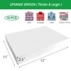 Party Funny 18 White large Gift Wrap Boxes bulk with Lids and 80 Count Foil Christmas Tag Stickers for wrapping Clothes (Robes, Sweaters, Coats, Shirts) and Xmas Holiday Present view 3