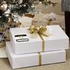 12 White Extra Large Gift Wrap Boxes Bulk with Lids, 12 Tissue paper and 80 Count Foil Christmas Tag Stickers for Wrapping Oversized Clothes (Robes, Sweater, Coat, Shirts) and Xmas Holiday Present view 4