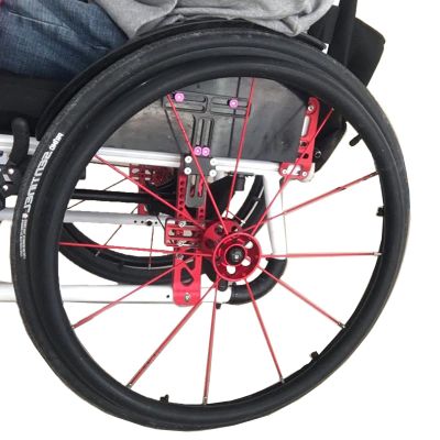 1 Pair Silicone Wheelchair Push Rim Covers, Non-Slip Wear-Resistant Hand Push Cover, Wheelchair Rim Grips (Black, 24in)