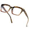 aisswzber Blue Light Blocking Glasses,Computer Reading/Gaming/TV/Phones Glasses for Women Men Thick Square Frame view 1