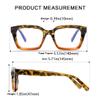 aisswzber Blue Light Blocking Glasses,Computer Reading/Gaming/TV/Phones Glasses for Women Men Thick Square Frame view 4
