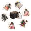 100PCS Moon Star Organza Bags - 4x6" Wedding Favors with Drawstring, Black Organza Gift Pouch for Jewelry, Wedding, Valentine's Day, Christmas, Eid Mubarak Party Favor Bags view 2