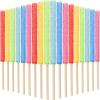 Honeydak 24 Pieces Microfiber Detail Duster Sticks Mini Duster Crevice Cleaning Tool Car Air Vent Cleaner Fan Cleaning Brush for Home Air Vent Window The Smallest Spaces view 1