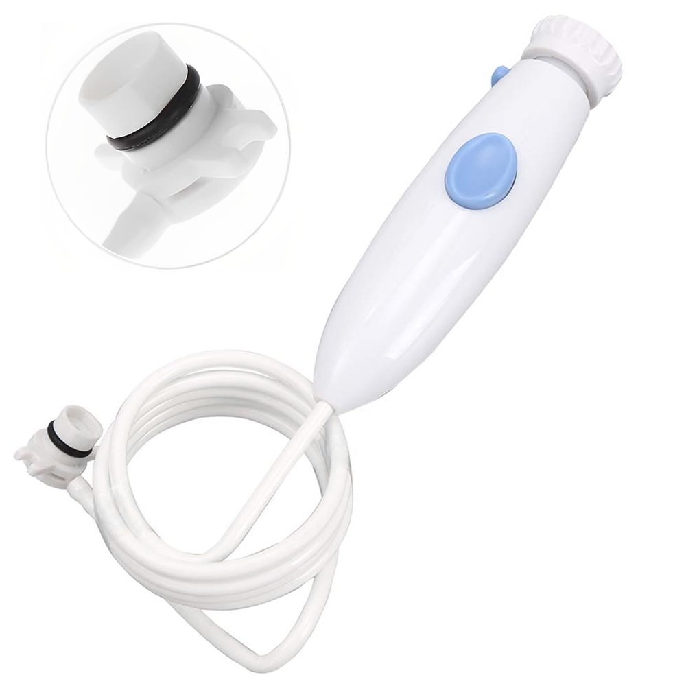 IIYL Oral Hygiene Accessories Water Hose Plastic Handle Compatible for Waterpik Oral Irrigator Wp-100 WP-900, Pack of 1 Handle/Hose (Pause Button)