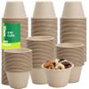 Visen 100 Pack Compostable Portion Cups,Disposable Paper Cups for Condiment,4 oz Food Sample Cups,100% Biodegradable Souffle Cups,Disposable Cups for Jello Shot & Samples Honey Nuts (Natural) view 1