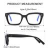 aisswzber Blue Light Blocking Glasses,Computer Reading/Gaming/TV/Phones Glasses for Women Men Thick Square Frame view 4