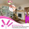 ThinkLearn Microfiber Dusters for Cleaning,14PCS Feather Dusters with Extension Pole,Bendable Washable and Extendable Duster for High Ceilings, Fans and Blinds House Cleaning Kit Pink Gift for Women view 3