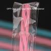Dakoufish Straws Carrying bags,Long Self Sealing Cellophane Bags 1x11 Inches 100 Pcs,Clear OPP Poly Bag view 2