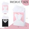 TaoBary Bridal Party Bags for 12 Guests - 9 x 7.5 x 3.5 Inch Bags with 12 Tissue Paper and Handle for Bridal Shower Proposal view 2
