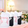 TaoBary Bridal Party Bags for 12 Guests - 9 x 7.5 x 3.5 Inch Bags with 12 Tissue Paper and Handle for Bridal Shower Proposal view 4