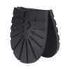 AHANDMAKER Durable Rubber Half Sole and Heels Raised Grain Repair Sole Pad Replacement for Leather, Sports Shoes, Boots, Black Heel Large view 1