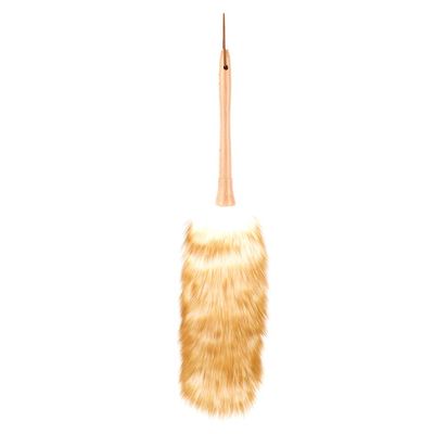 Soft Lambs Wool Duster Dust Cleaner No Electrostatic Duster For Ceilings,Household Cleaning Dust Tool, Curtains, Keyboards, Plant Leaves, Dashboards, Bookshelves, Household Cleaning Dust Tool, S