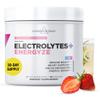 Livingood Daily Electrolytes Powder, Electrolytes Hydration Powder with Vitamin C, Taurine, D Ribose & FOS, Sugar Free Electrolyte Drink Mix, Keto, Gluten Free, Strawberry Lemonade, 30 Servings view 1