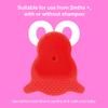 Cradle Cap Brush for Babies by Love Noobs, Baby Cradle Cap Treatment, Pack of 2, Non-Toxic Toddler Cradle Cap Comb, with Suction Cup to Easily Hang to Bathroom Wall, Infant Eczema Treatment view 3