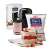 EasiYo Yogurt Starter Kit | EasiYo Yogurt Maker, Storage Jar and Greek Style Strawberry Flavored Yogurt Base (35oz, Makes 7 Servings) | Fresh Homemade Yogurt | New Zealand Milk from Grass Fed Cows view 1