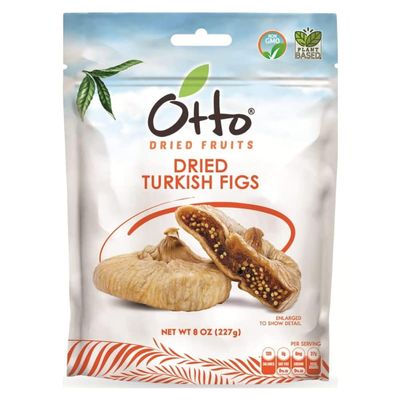Otto Dried Fruits - Non-GMO Snack, Naturally Vegan Snack with No Added Sugar, Flavors or Preservatives (Pack of 1, Dried Turkish Figs)
