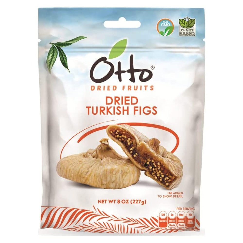 Otto Dried Fruits - Non-GMO Snack, Naturally Vegan Snack with No Added Sugar, Flavors or Preservatives (Pack of 1, Dried Turkish Figs)