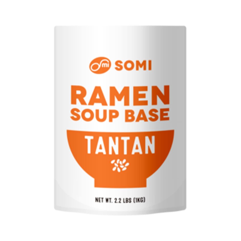 Japanese Tantan Ramen Soup Stock Base - 2.2 lbs (1 kg) - for Ramen Broth, Spicy Sesame Broth, Stir Fry, Professional Grade Umami Stock