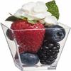 Zappy 200 Ct 2 oz Plastic Dessert Cups - Appetizer, Yogurt Parfait, Mini Tasting, Sample Cups - Elegant Square Mini Cube Shot Glasses - Clear Disposable Party Cups for Ice Cream view 1