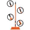 Tiger Jaw TJB2 Heavy Duty Multipurpose All-in-One Broom and Rake with Telescopic Handle and Stiff Curved Designed Bristles to Push Like A Broom Or Pull Like A Rake view 4