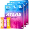 Atlas Protein Bar, 20g Protein, 1g Sugar, Clean Ingredients, Gluten Free Whey Variety, 36 Count view 1