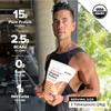 Complement Organic Chocolate Vegan Protein Powder (30 Servings) Low Carb, Low Calorie, Sugar Free, Soy Free, Non-GMO, Non Dairy - Yellow Pea, Pumpkin Seed - 15g Plant Based Protein Powder view 2