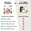 Complement Organic Chocolate Vegan Protein Powder (30 Servings) Low Carb, Low Calorie, Sugar Free, Soy Free, Non-GMO, Non Dairy - Yellow Pea, Pumpkin Seed - 15g Plant Based Protein Powder view 3