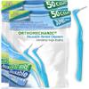 Orthomechanic Reusable Interdental Angle Brushes Jumbo Pack - Remove Plaque - Toothpick (Standard - Blue - 50 Count Pack of 2) view 1