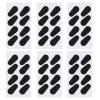 SING F LTD 100 Pairs Soft Sponge Nose Pads Self Adhesive Eyeglass Nose Pads Anti-Slip Eyeglass Nose Pads for Glasses Eyeglasses Sunglasses 1mm Black Colour view 1