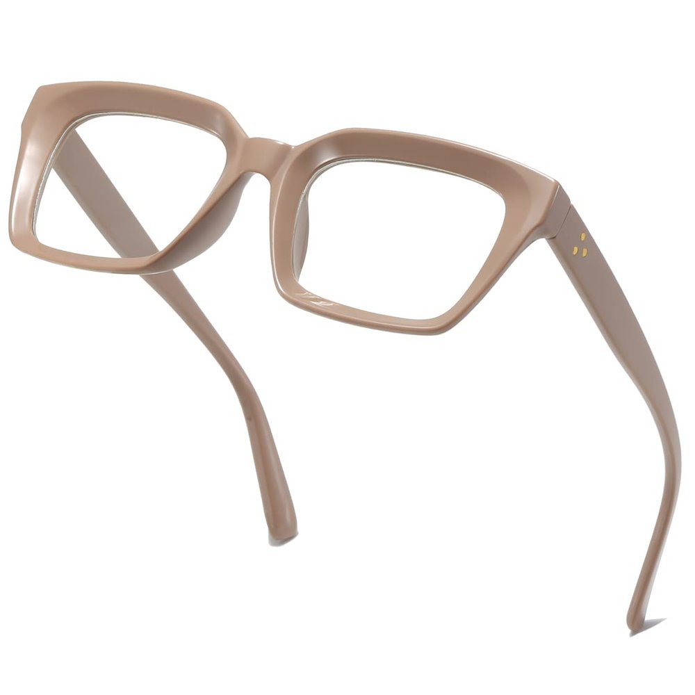 aisswzber Blue Light Blocking Glasses,Computer Reading/Gaming/TV/Phones Glasses for Women Men Thick Square Frame
