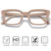 aisswzber Blue Light Blocking Glasses,Computer Reading/Gaming/TV/Phones Glasses for Women Men Thick Square Frame view 3