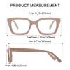 aisswzber Blue Light Blocking Glasses,Computer Reading/Gaming/TV/Phones Glasses for Women Men Thick Square Frame view 4