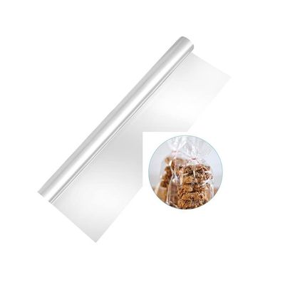 MOMOJIA Clear Cellophane Wrap Roll - 33x 1.8ft Thicken Transparent Long Film Gift Wrappings for Flowers Craft Basket Packing Paper 10meter X 54cm - Product Contains Only Wrapping Paper