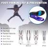 (220Lbs) Plantar Fasciitis Arch Support Insoles, Gel Orthotic Shoe Inserts for Flat Feet, Heel Pain, Heel Spur Relief Insoles, Comfort Sport Inserts for Women Men view 2