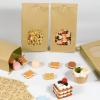 Cyblinia 30-Piece Kraft Paper Bags with Window - 4.5 x 2.56 x 9.6 Inch, Tin Tie Tab Lock Bags for Food Storage view 4