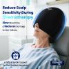 NEWGO Migraine Relief Cap Headaches Ice Cap with Top Coverage, Hot and Cold Therapy, Migraine Headache Relief Cap for Tension, Stress & Hangover view 3