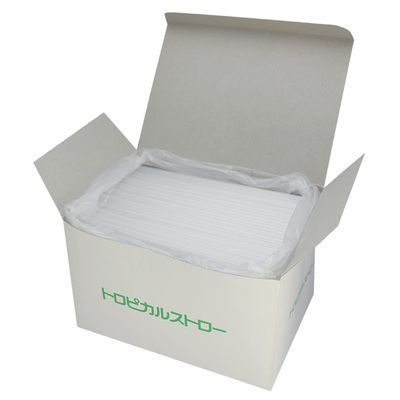 32150133 Commercial Straws, Tropical Straws, 8 Inches, Transparent, 1700 Pieces