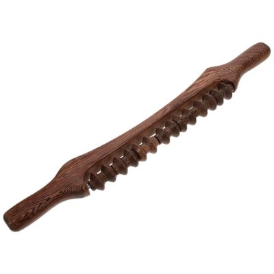Beavorty Wooden Back Roller for Comfortable Body Massage Portable Design for Home Office and Travel Use Massage Tool for Muscle Relaxation and Fatigue Relief