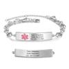 Jewelstruck Medical Alert Bracelets for Women Emergency Personalized Medical Bracelets for Women Free Engraving Custom ID Bracelets view 1