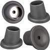 4 PCS Replacement Feet for Bath Seat Shower Chair, 1-1/8" I.D Slope Rubber Feet Pad for Transfer Shower Bench Shower Seat Commode Chair, Non Slip Suction Cup Feet Caps, Metal Insert Reinforced view 1
