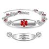 Jewelstruck Medical Alert Bracelets for Women Emergency Personalized Medical Bracelets for Women Free Engraving Custom ID Bracelets view 1