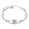 Jewelstruck Medical Alert Bracelets for Women Emergency Personalized Medical Bracelets for Women Free Engraving Custom ID Bracelets view 2